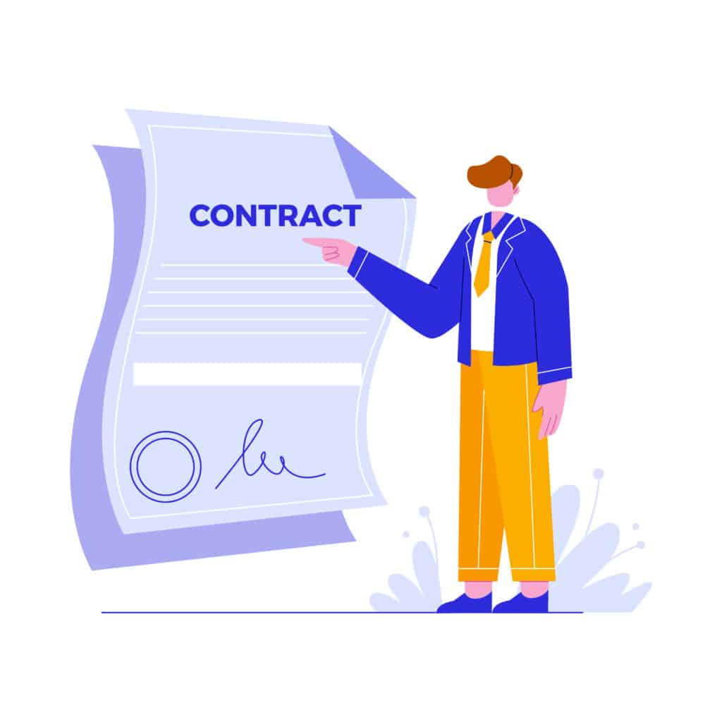 Signature contrat Clause non concurrence